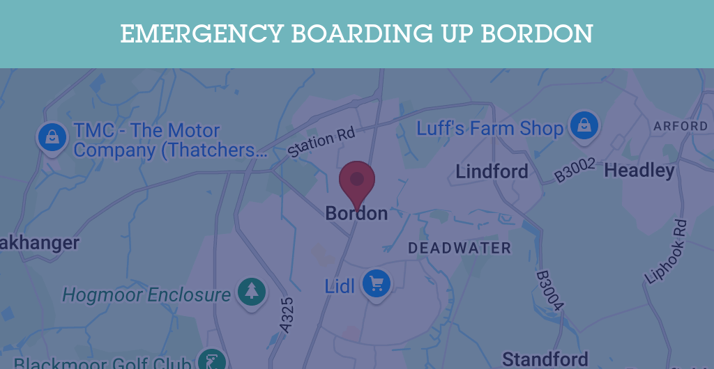 Emergency Boarding Up Services in Bordon - Guildford