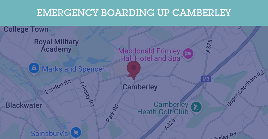 Emergency Boarding Up Services in Camberley - Guildford