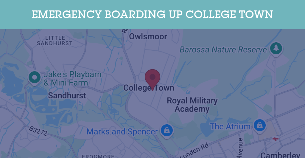 Emergency Boarding Up Services in College Town - Guildford