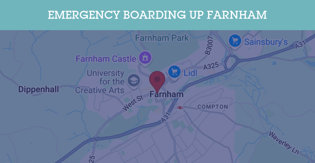 Emergency Boarding Up Services in Farnham - Guildford