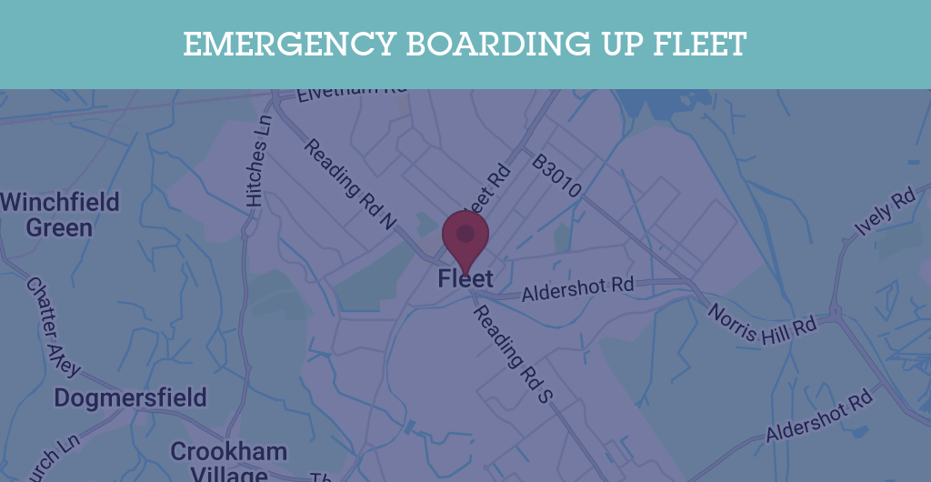 Emergency Boarding Up Services in Fleet - Guildford