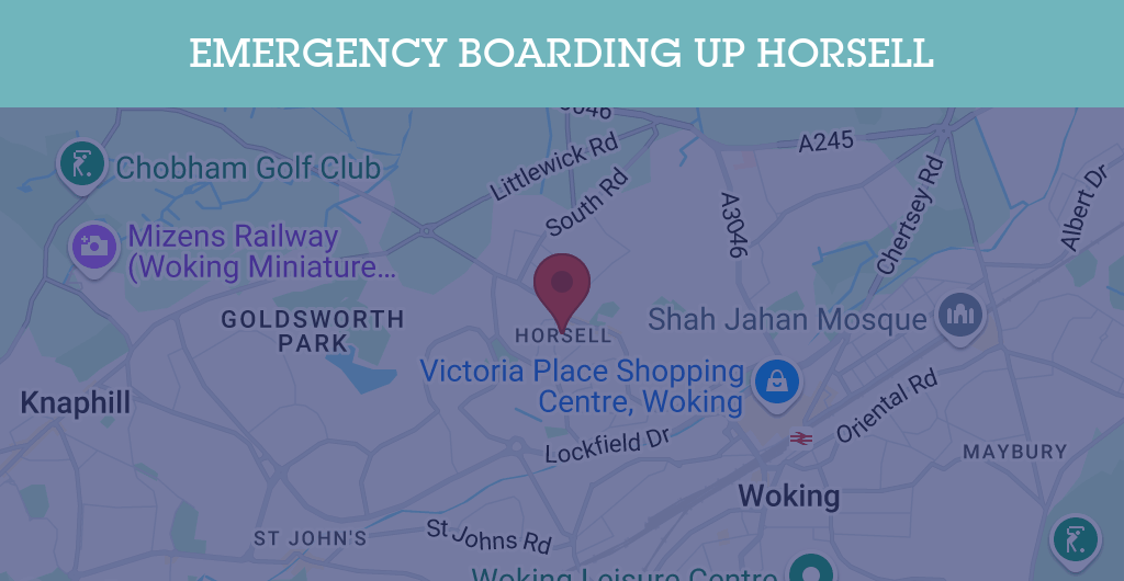 Emergency Boarding Up Services in Horsell - Guildford