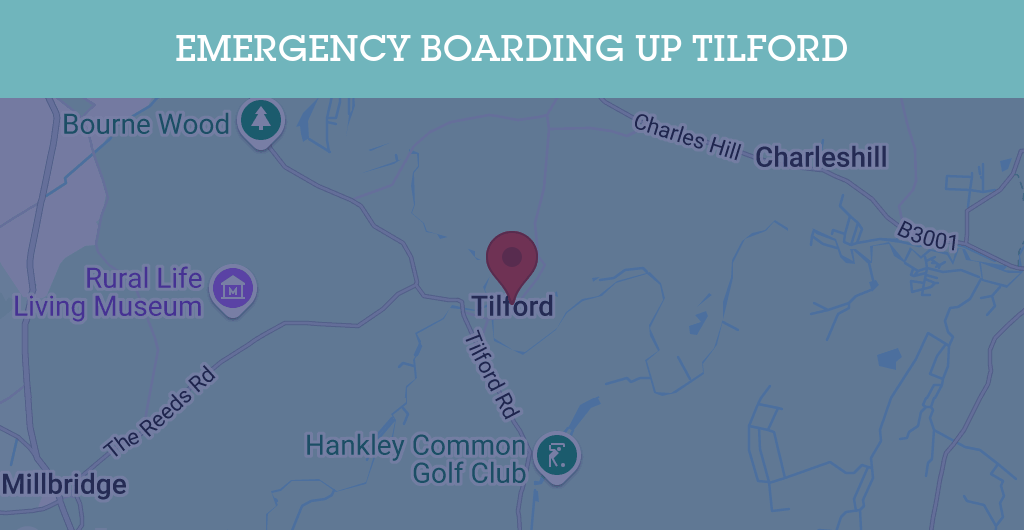 Emergency Boarding Up Services in Tilford - Guildford